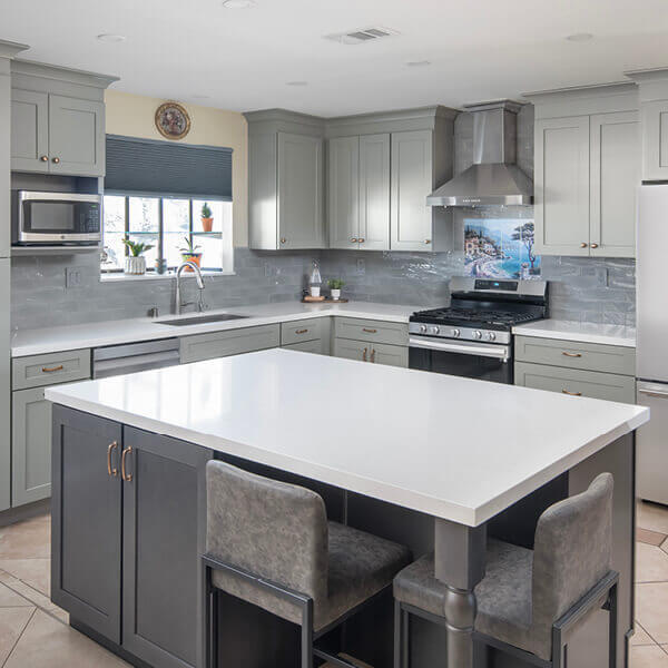 Bright Open Kitchen Redesign in Littlerock - Lenton Company