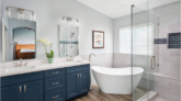 A Primary Bathroom with Bold Personality in Lancaster - Lenton Company