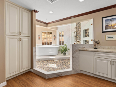 An Elegant Wet Room Redesign for the Primary Suite in Leona Valley - Lenton Company