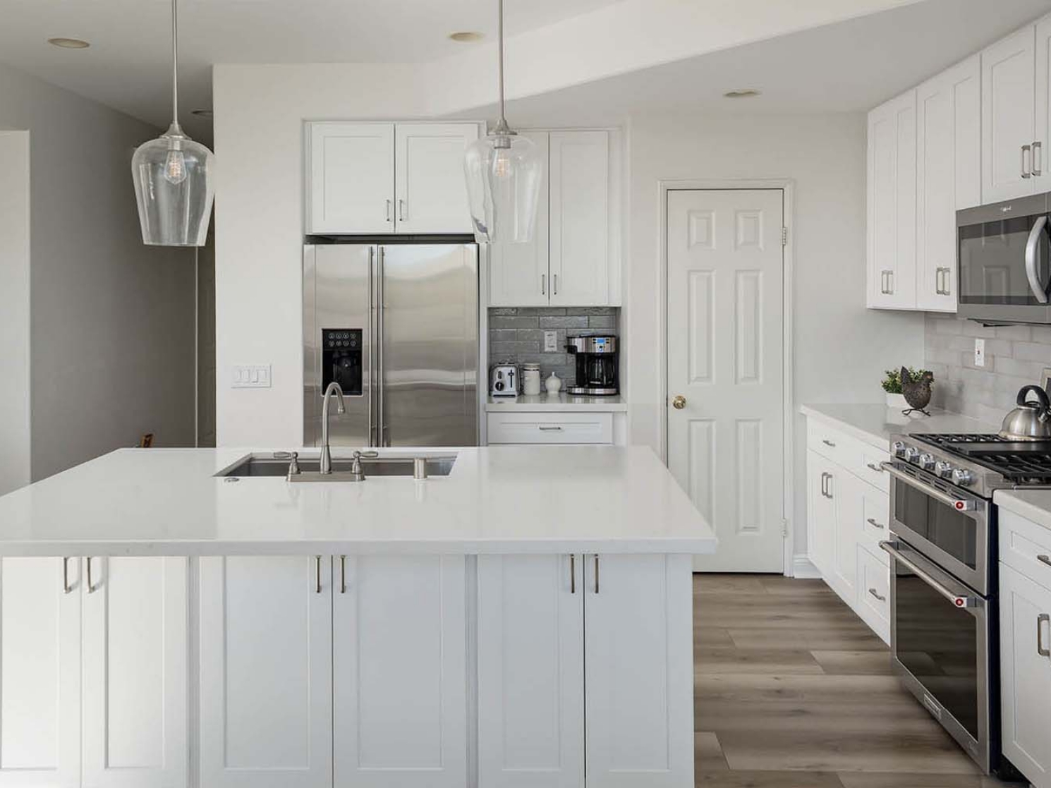 Contemporary Transitional Kitchen Remodel by Lenton Company Inc project photo