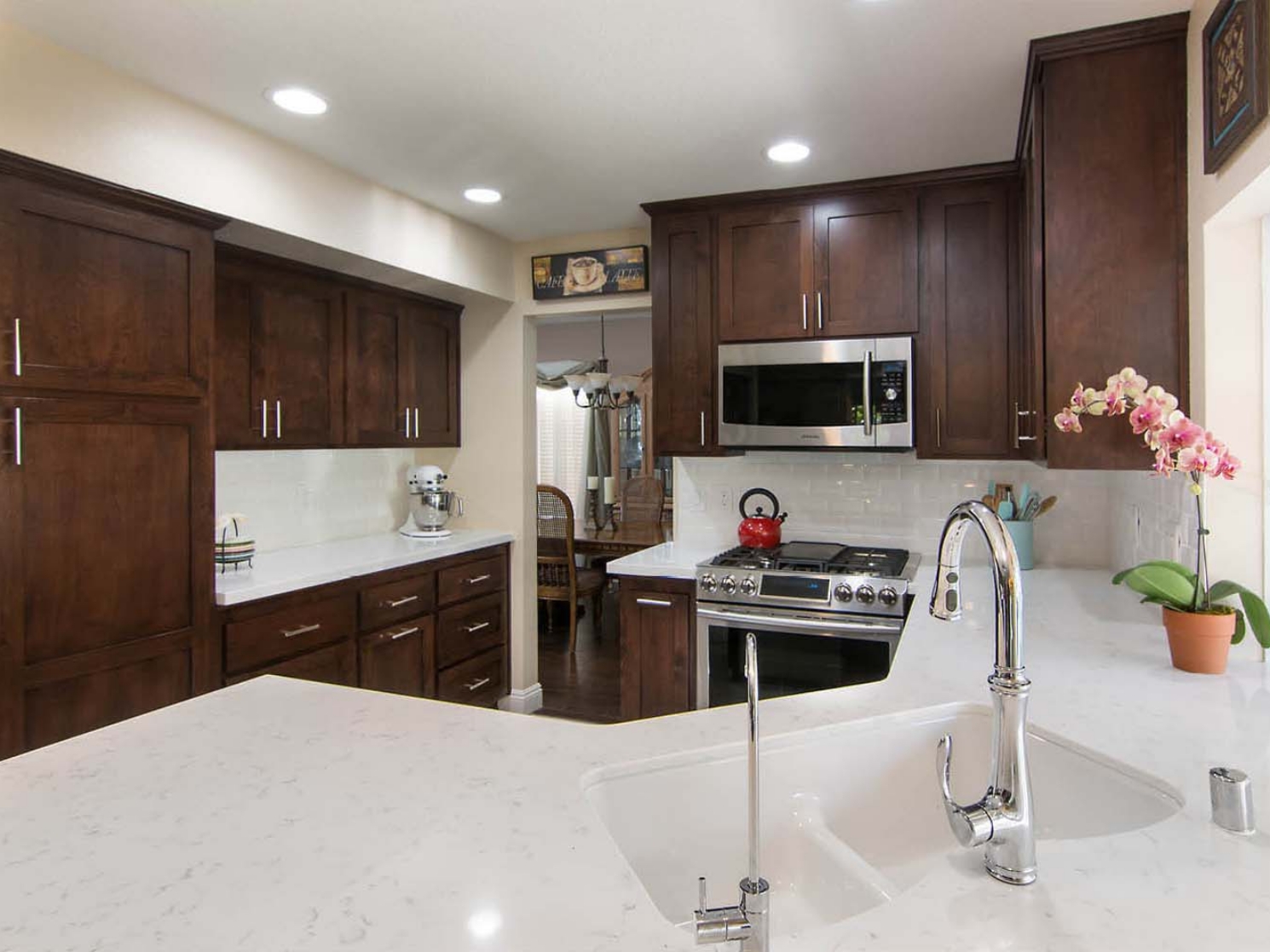 Traditional Transitional Kitchen Remodel by Lenton Company Inc project photo