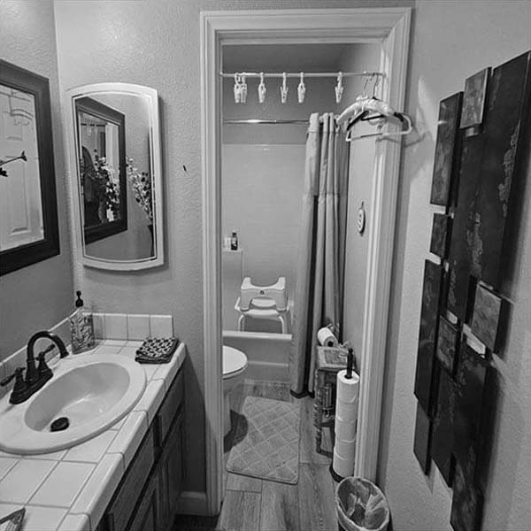 Coordinated Bathroom and Laundry Room Refresh in Acton - Lenton Company